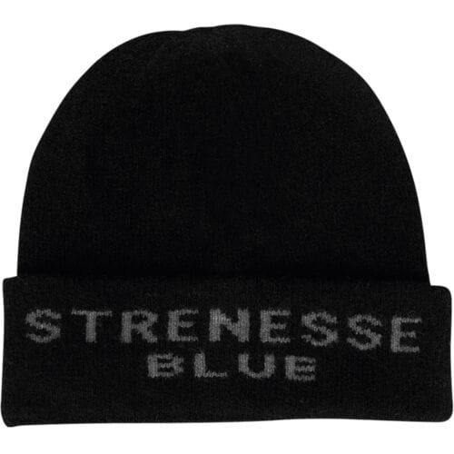 STRENESSE BLUE Dames/Heren gebreide muts (Zwart/grijs)