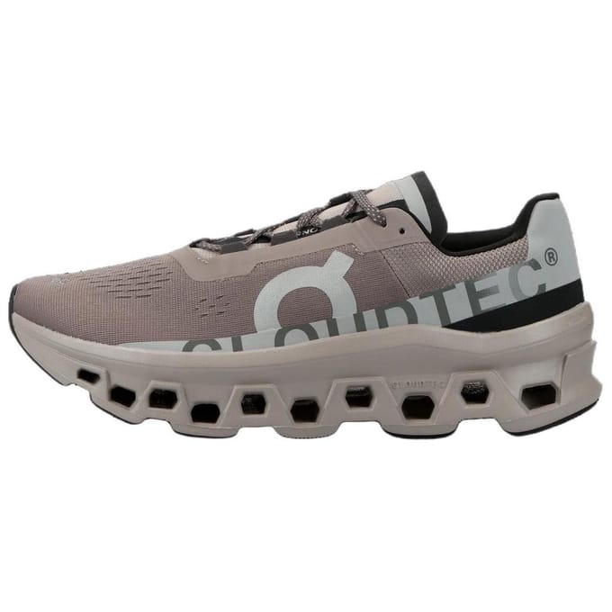 Chaussures de course On CloudmOnster Homme Basse Marron clair 61-97729 43 gray