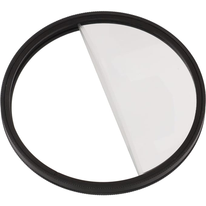 Split Diopter Filter Fotografie Voorgrond Blur Split Diopter Prisma Camerafilter Accessoire Film white