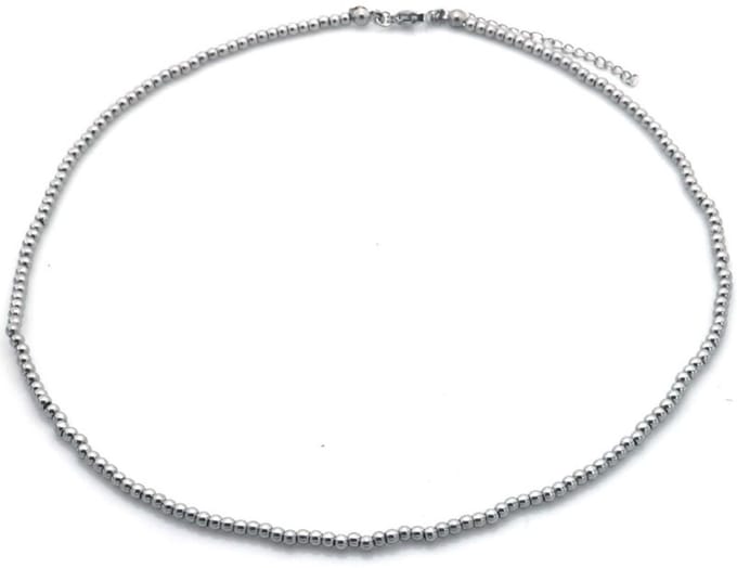 Ketting Zilverkleurig - 3mm - RVS - Stainless Steel - Verstelbaar