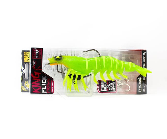 Chasebaits Flick Prawn King 180 mm 49 gram Zinkend Kunstaas 08 (6123)
