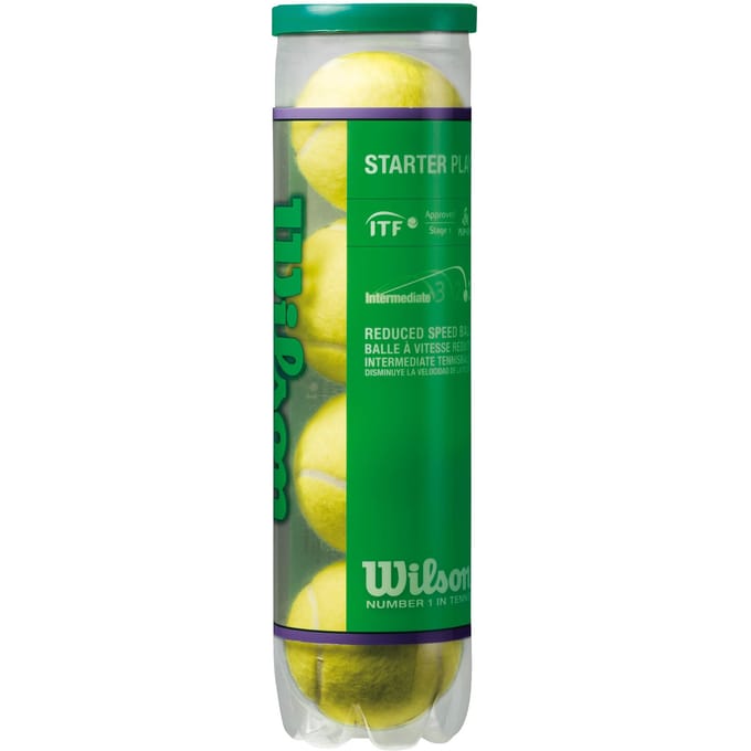 Wilson Tennisballen Starter Stage 1 groen 4 stuks WRT137400