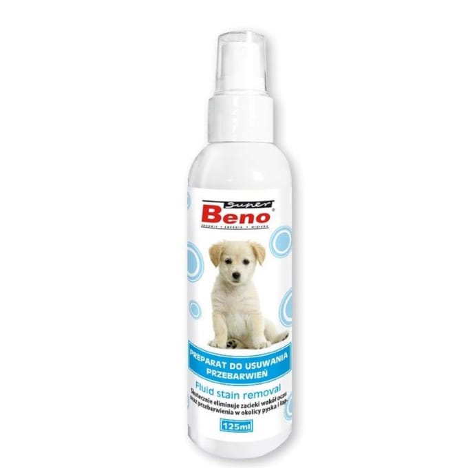 125ml Super Beno verwijderingsspray voor vachtverkleuring hond