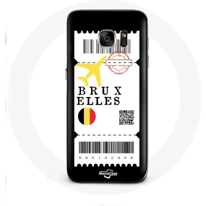 Samsung Galaxy S7 hoesje Vliegticket Brussel