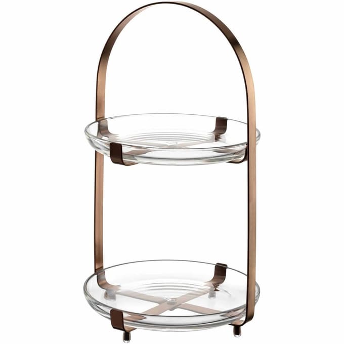 Leonardo CUCINA Etagère 2delig koper