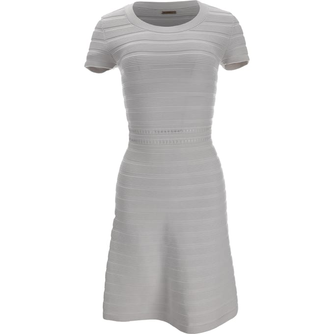 Michael Michael Kors bandagejurk tot op de knie in witte viscose