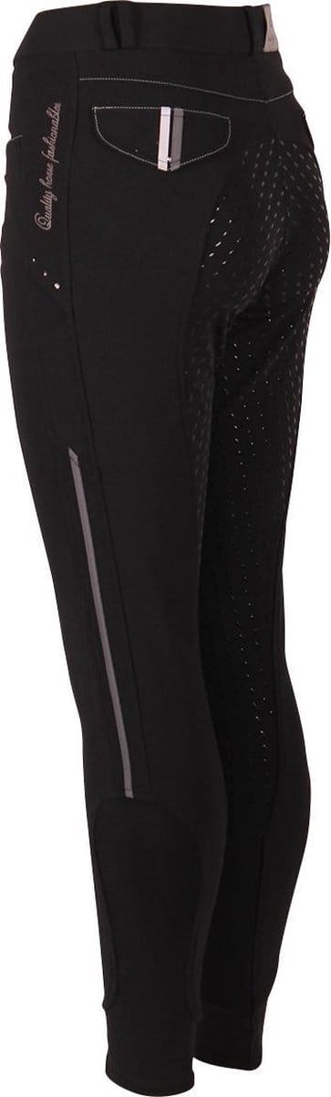 Qhp Rijbroek  Coco Kids Siliconen - Black - 128