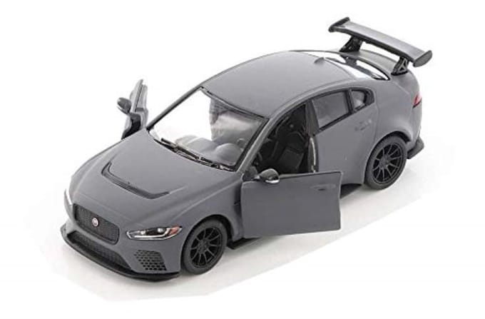 auto Jaguar XE SV 12 cm grijs