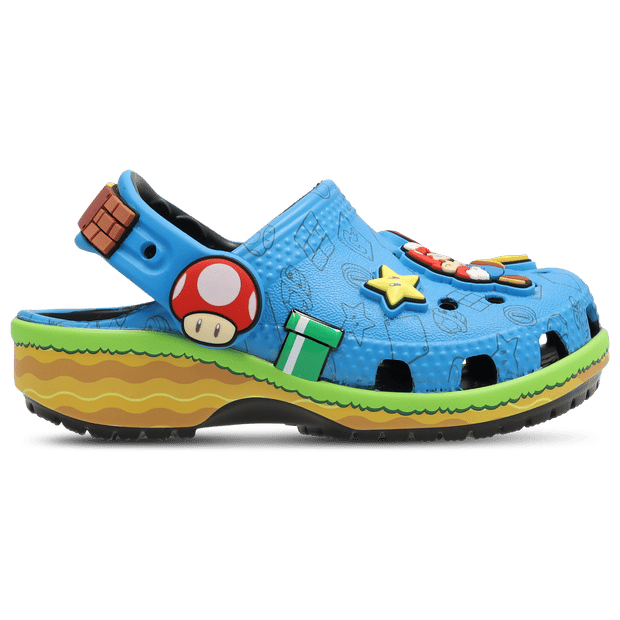 Crocs Super Mario Core Classic Klompen Blauw EU 38-39 Kinderen