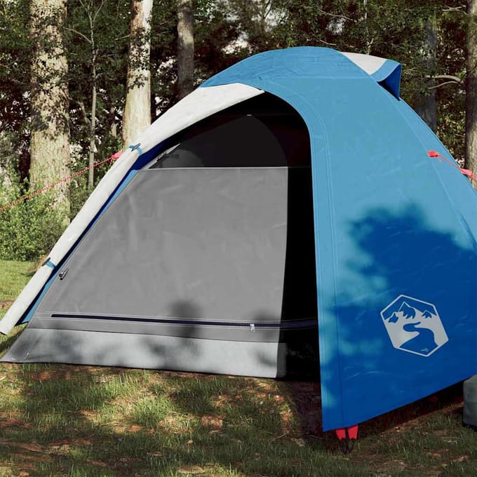 vidaXL - Koepeltent - 3-persoons - waterdicht - blauw