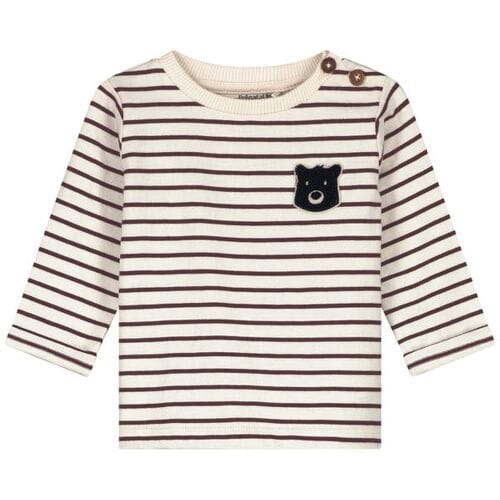 Prénatal baby shirt Dark Clay 56 heren