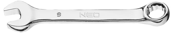 NEO Serie - Ringsleutel - 9 x 93 mm - Chroom-Vanadium Staal - Korte Arm