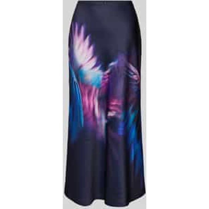 Midirok met plooien, model 'GILAO'