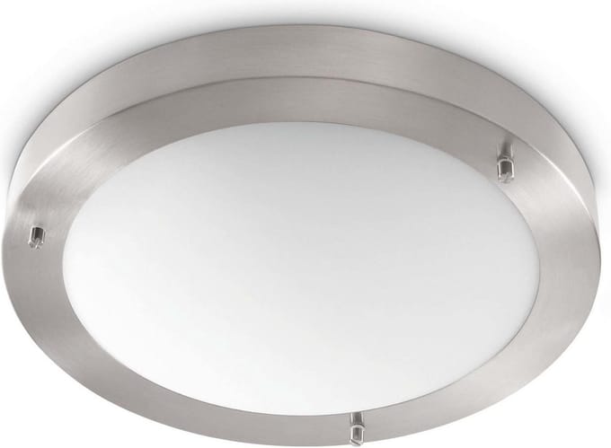 Artdelight - Plafondlamp Yuca Ø 30 cm 12 Watt mat chroom