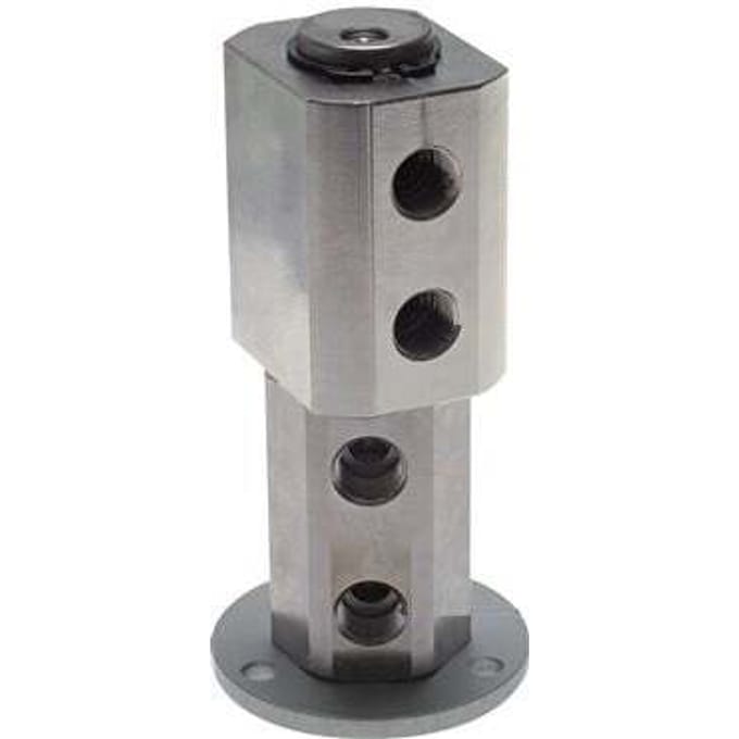 Draaidoorvoer G1/4'' Binnendraad Vernikkeld Messing PUR 0bar Vacuüm