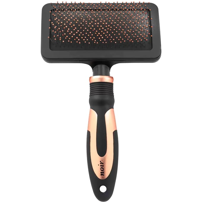 Ebi Noir - Dierenborstel - Zachte Slicker - S - 18x7CM - 1ST