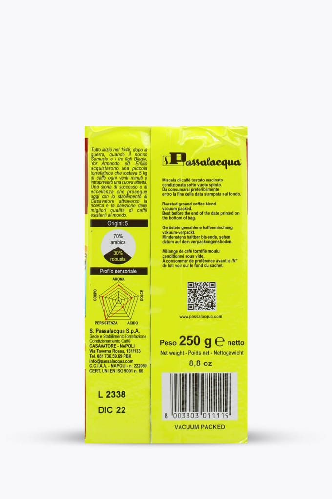 Passalacqua Cremador gemalen 250g