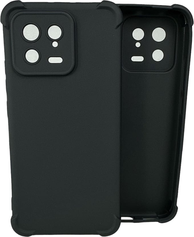 Shockproof Soft TPU hoesje Silicone Case Geschikt voor: Xiaomi 13 - Zwart