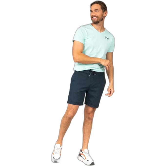 DEELUXE Smalle, effen katoenen shortGROOVES Navy