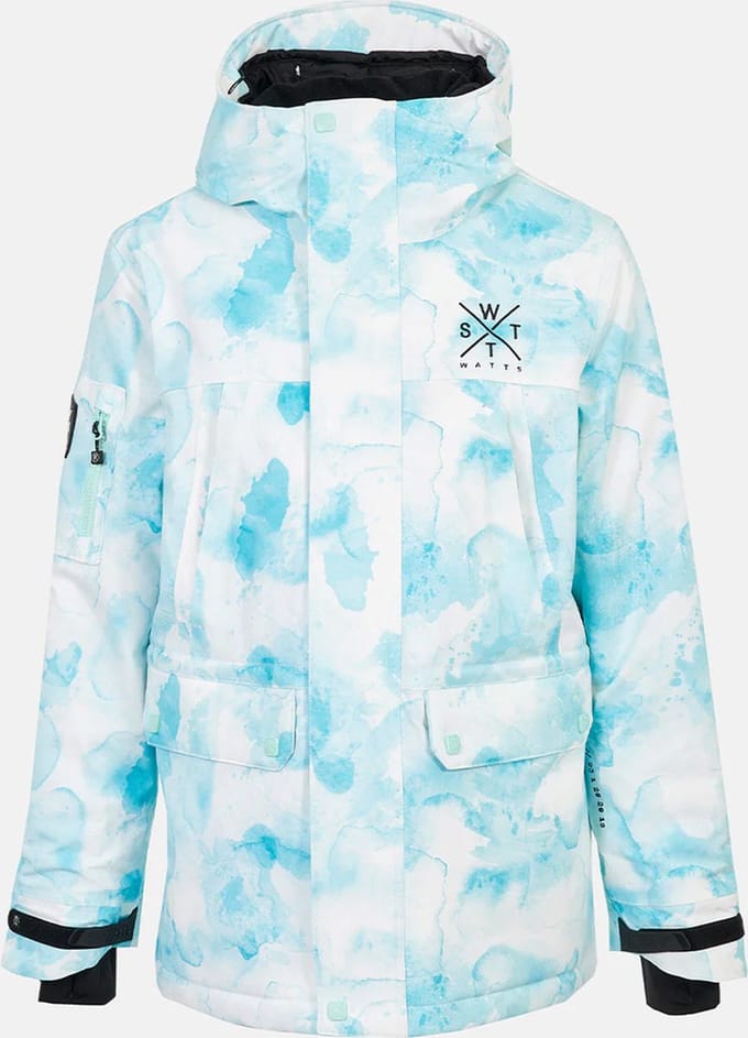 Watts Clever ski jas lichtblauw/wit dames - maat L