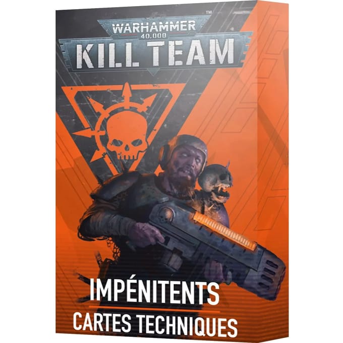 Bordspellen Games Workshop Warhammer 40k - Kill Team Datacards Renegats Impenitents (Fr)
