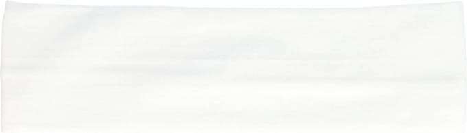 Haarsoires Haarband Stof 6cm - Basic - Nylon - Wit - Comfortabel & Elastisch – Voor Sport of Dagelijks Gebruik