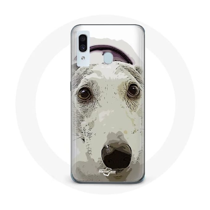Coque pour Samsung Galaxy A30 Lévrier greyhound Race de chiens