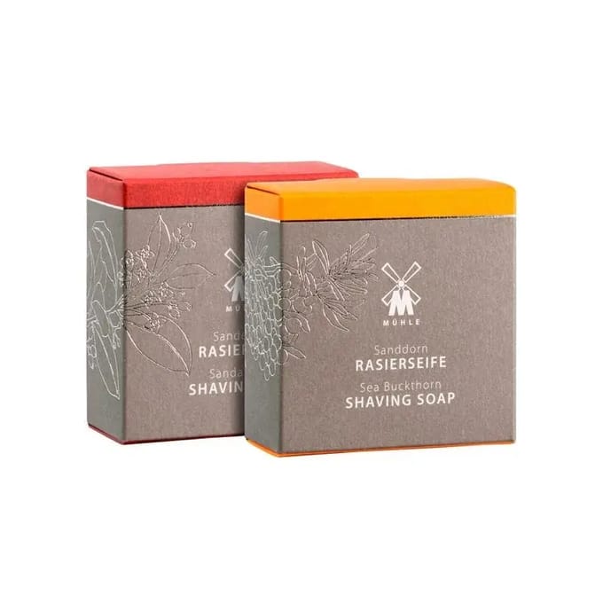 Argousier Scheerzeep met Sandelhout Mühle (x2)