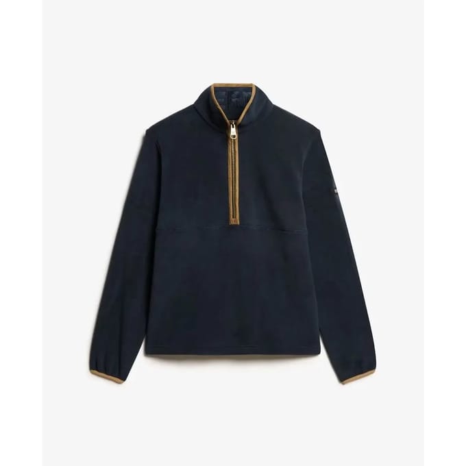 Superdry - Estate fleece met halve rits - Dames - Truien