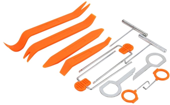 Go Go Gadget - Demontage set - Geschikt voor autoradio, deurpanelen en dashboard - 12 in 1 set