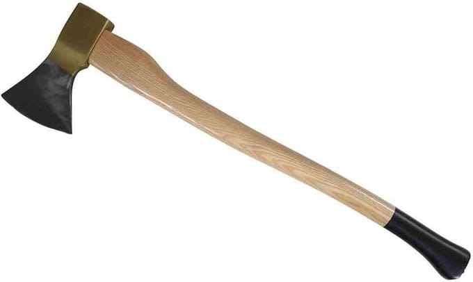Zilveren en gouden bijl - natuurlijk design