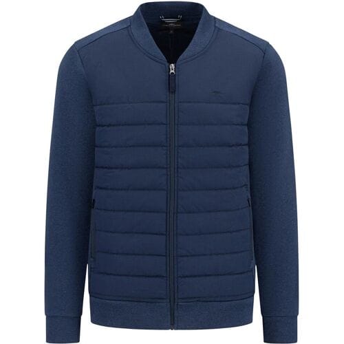 Fynch-Hatton Vest Hybrid College Collar Jacket Navy / male