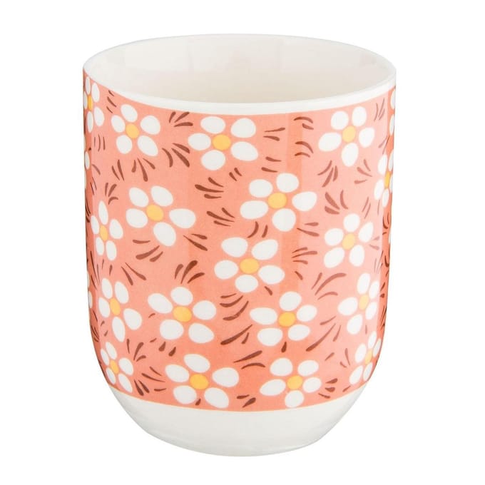 Clayre & Eef Mok 100 ml Roze Porselein Bloemen