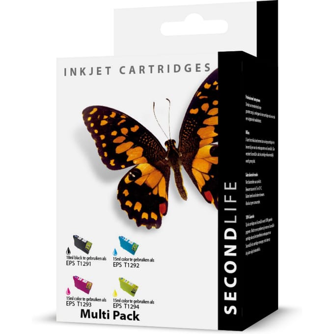 SecondLife - Multipack Epson 1291  1292  1293 en 1294