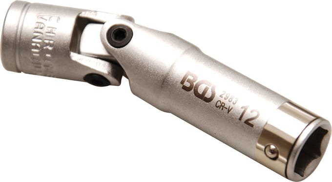 BGS Cardan bougiedop zeskant 3/8 12 mm