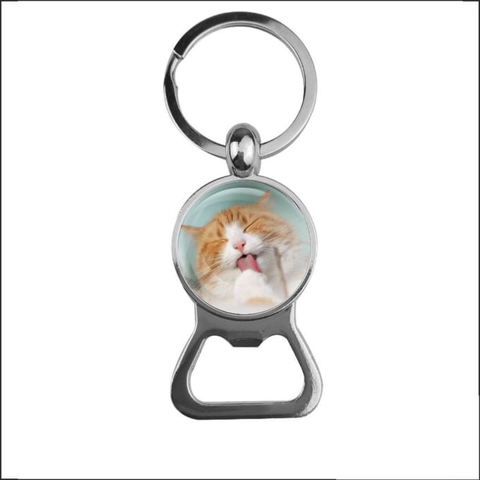 Bieropener Glas - Kat