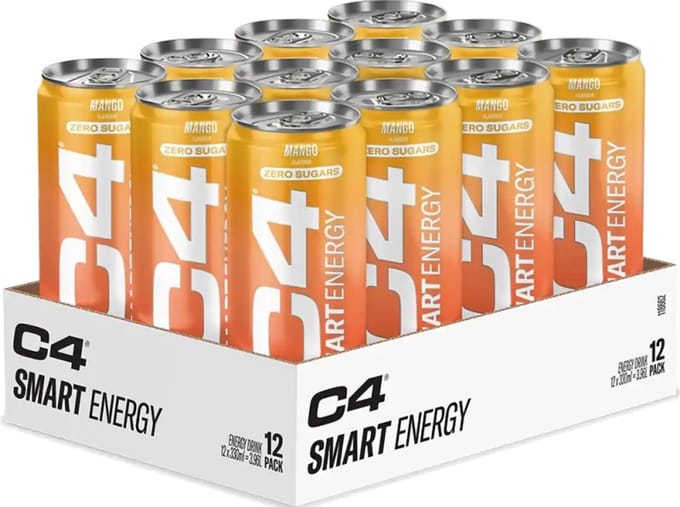 C4 Smart Energy - 12x 330 ml - Mango