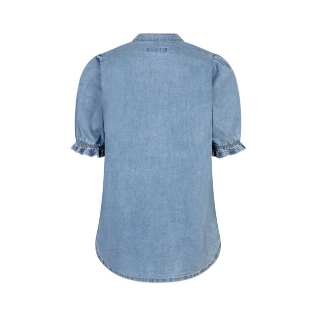 Red Button blouse Victoria maat S