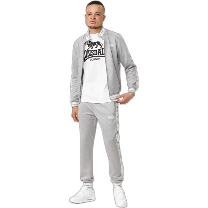 Lonsdale Trainingspak Ashwell Grijs - Maat: S