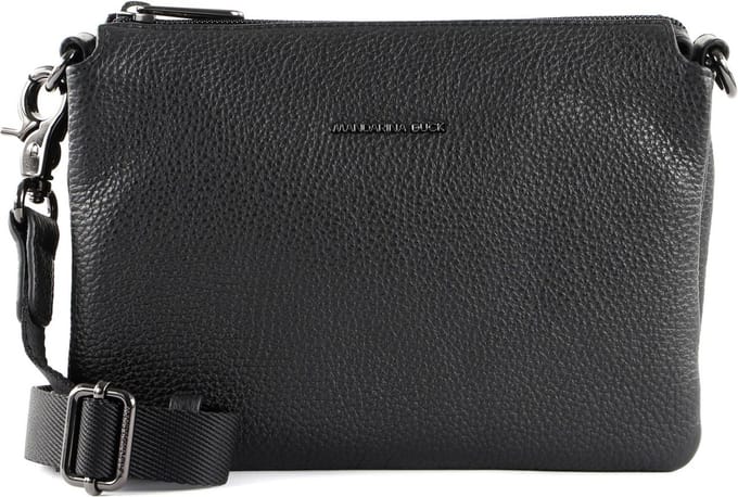 Mandarina Duck Mellow Leather Pochette - Clutch 23 cm (nero)