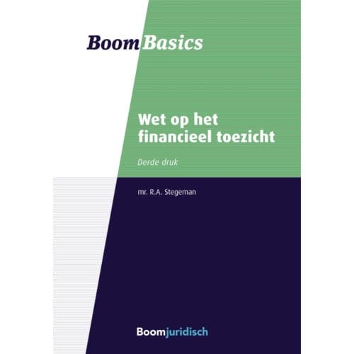 Wet Op Het Financieel Toezicht - Boom Basics - R.A. Stegeman