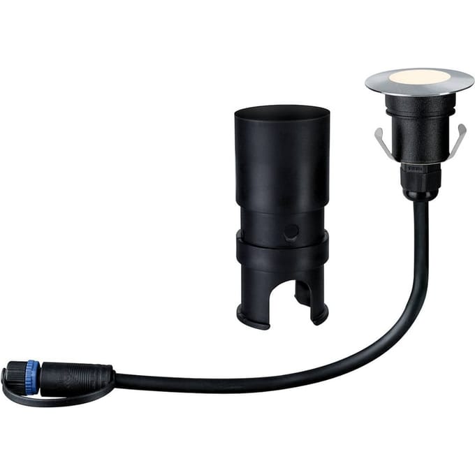 Paulmann 93951 Verlichtingssysteem Plug&Shine LED-buiteninbouwlamp LED 2.5 W Warmwit RVS
