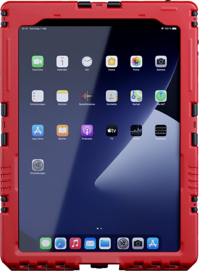 Andres aiShell 11 heavy-duty case iPad Pro 11/ Air 4/5 10.9 - Rood