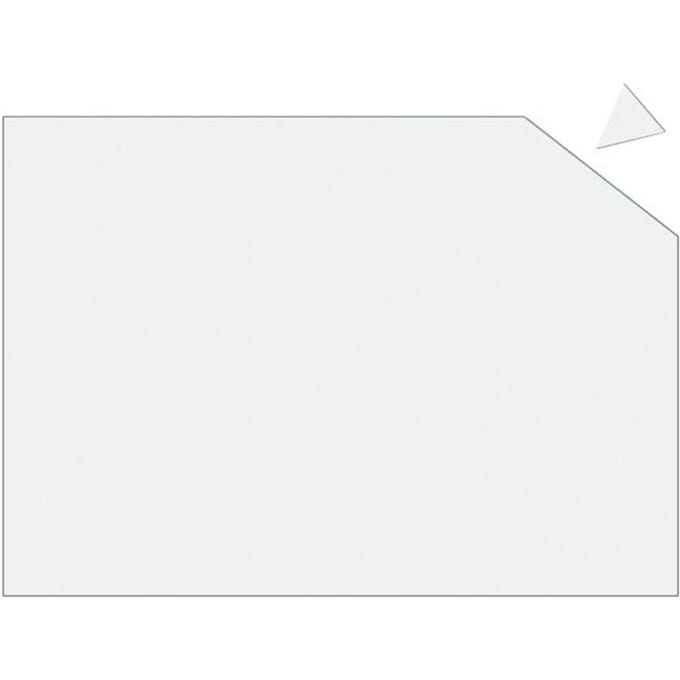 FRANKEN Magneetbord, 200 x 295 x 0,6 mm, wit