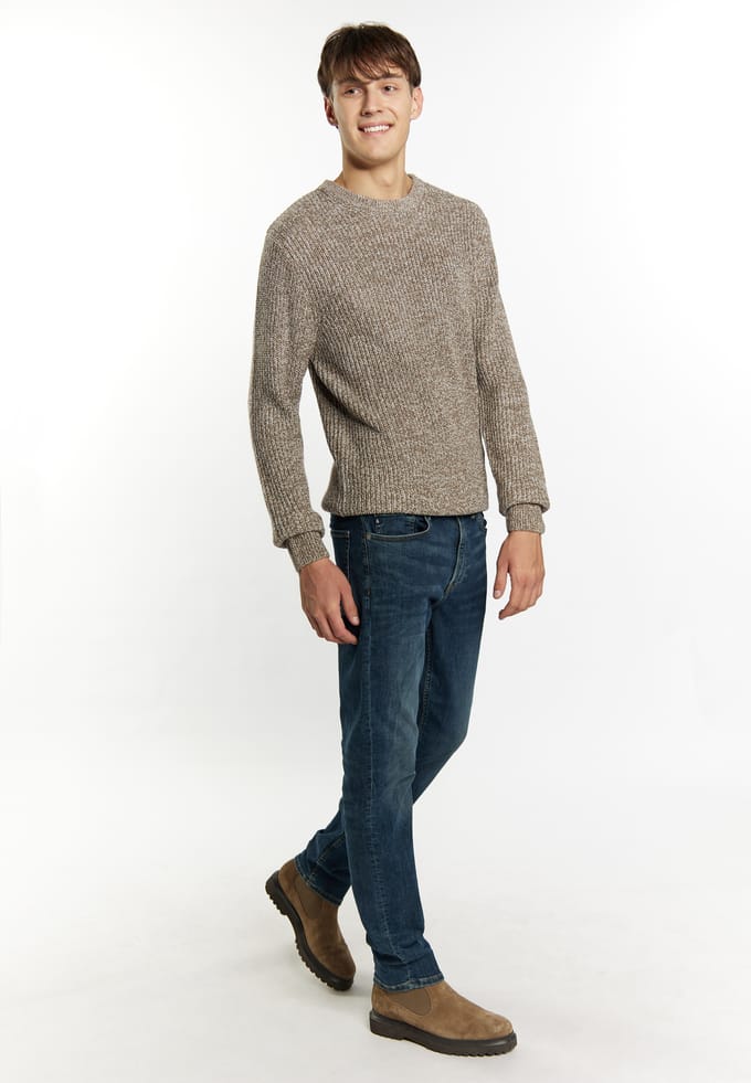 Mo Jumper Heren Olijf veelkleurig