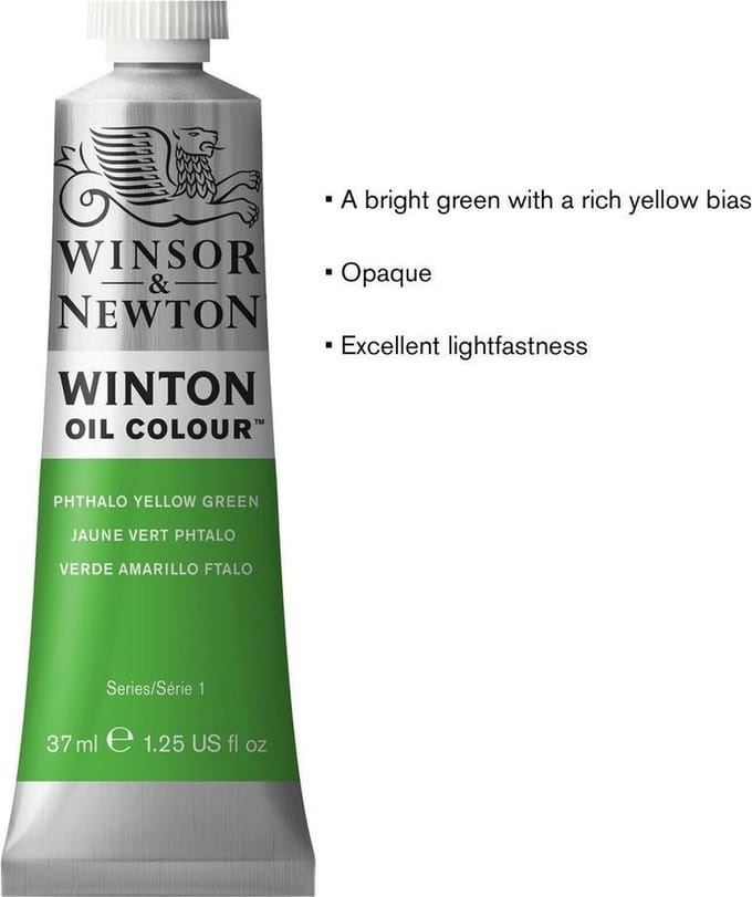 Winton Olieverf 37ml - Phthalo Geel Groen (403)