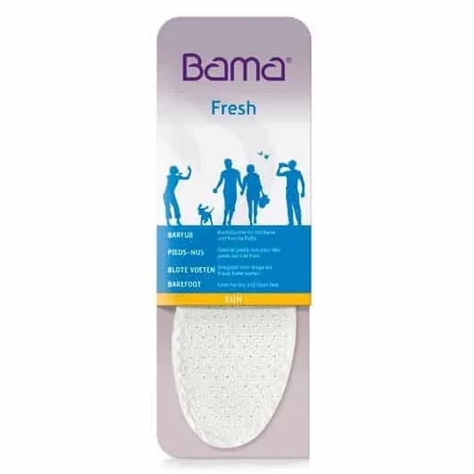 Bama badstog inlegzolen Wit Fresh Sun Classic maat 30