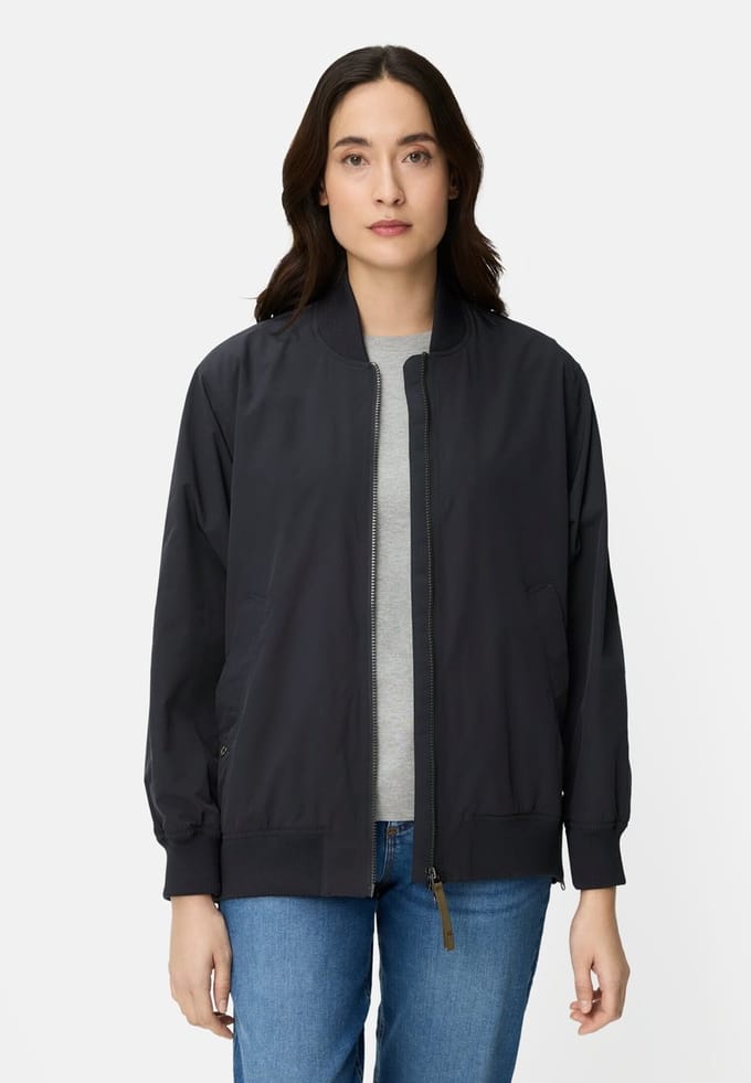 camel active Bomberjack met ritssluiting aan de zijkant - Maat - Marineblauwwomenswear-34
