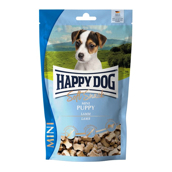 100g met lam Happy Dog SoftSnack Mini Puppy hondensnacks