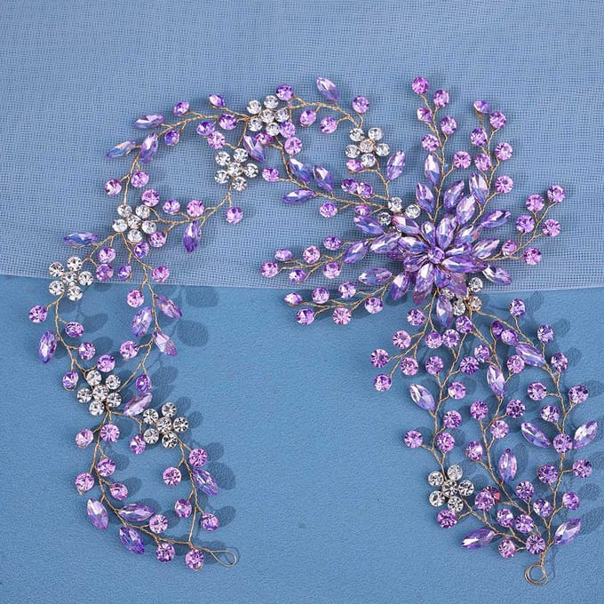Luxe Mode Bruids Hoofdband Hoofddeksel Bruiloft Haaraccessoires Strass Haarversiering Sieraden Vrouwen Haaraccessoires gray